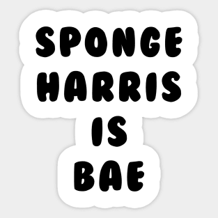 Sponge Harris Is Bae Shirt - Salute Your Shorts, The Splat, Nickelodeon Sticker